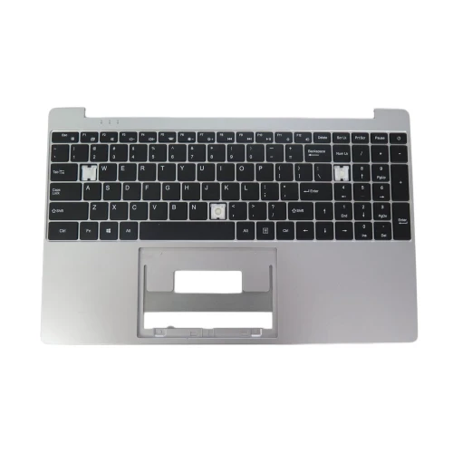 Laptop Palmrest&Monochrome Backlight Keyboard For MB35016001 F0201-001 US Silver Without Touchpad Missing keycaps 90% New