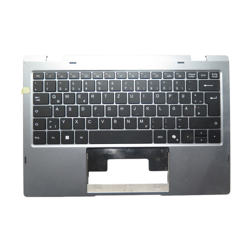 Laptop Palmrest&Monochrome Backlight Keyboard For MB2808S009 F0233-009 German GR Blue With AI Key Without Touchpad 90% New
