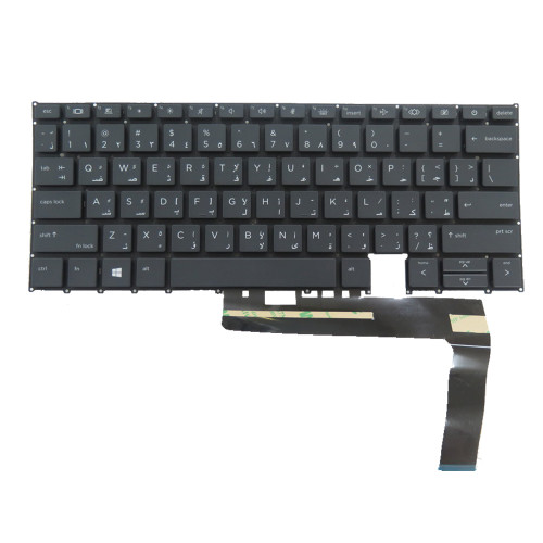 Laptop Keyboard For HP EliteBook X360 1030 G7 with backlit Arabia AR Black new