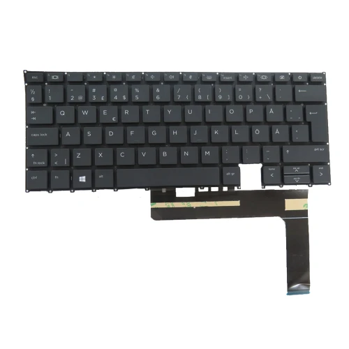 Laptop Keyboard For HP EliteBook X360 1030 G8 with backlit Sweden SD Black new