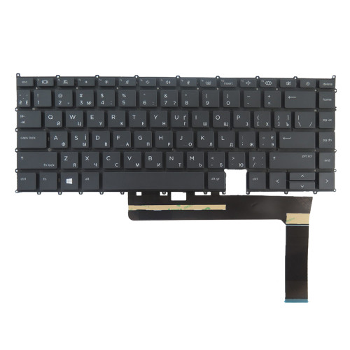Laptop Keyboard For HP EliteBook X360 1040 G7 with backlit Ukrainian UA Black new