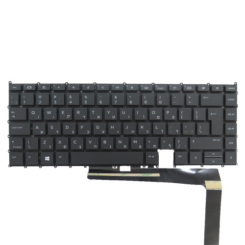 Laptop Keyboard For HP EliteBook X360 1040 G8 with backlit Hebrew HB Black new