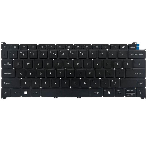Laptop Monochrome Backlit Keyboard For ACER Swift Go 14 SFG14-63-R44C | NX.KTSEK.00L English US Black New