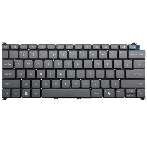 Laptop Monochrome Backlit Keyboard For ACER TravelMate P6 14 AI TMP614-54T P614-54T English US Gray New