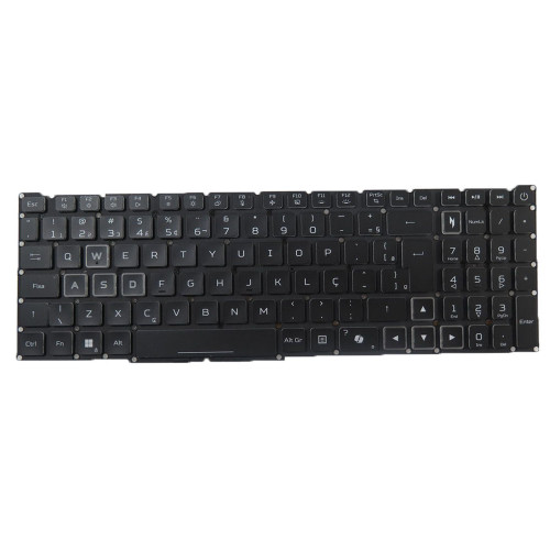 (AI Key) Laptop Keyboard For ACER Nitro 16 AN16-43-R655 Brazil BR Backlit Black New
