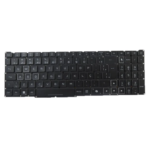 (AI Key) Laptop Keyboard For ACER Nitro 17 AN17-42-R61S | NH.QPBAA.001 Brazil BR Backlit Black New