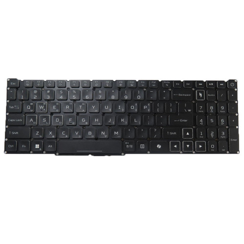 (AI Key) Laptop Keyboard For ACER Nitro 16 AN16-43-R8LD | NH.QQFSG.004 Korean KR Backlit Black New