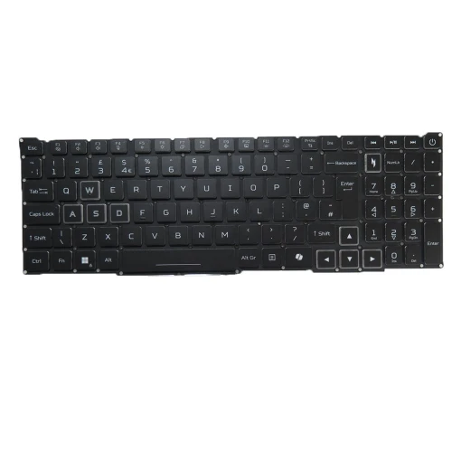 Laptop Backlit Keyboard For ACER Nitro 16S AI ANV16S-61-R3Z0 | NH.U08AA.001 United Kingdom UK/GB Black New