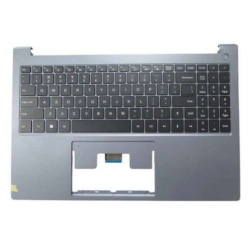 (Missing key) Used Monochrome Backlit Blue PalmRest&Keyboard For XN32G-160H MB3335003 F0121-003 61.DN39CK912A02 English US Without Touchpad