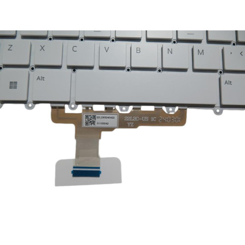 Laptop Monochrome Backlit Keyboard For KT0120B8JS03EFA00 AEW74233316 Korean KR White New