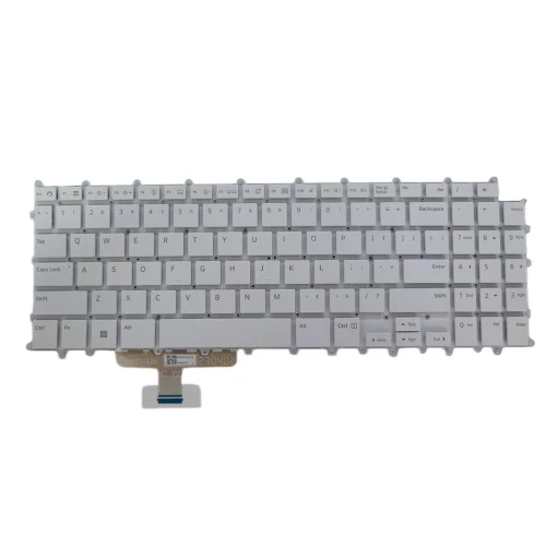 Laptop Monochrome Backlit Keyboard For LG 15Z90R 16Z90R 16Z90RS English US White New