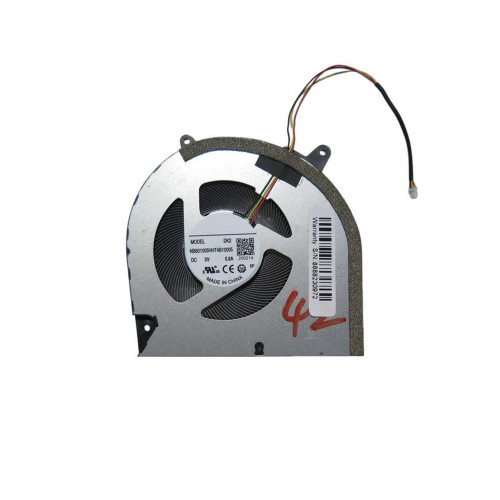 Laptop GPU FAN For NB801005HHT4B10005 DK2 THER7X6DRT-3711 DC 5V 0.6A 3PIN Black New(Black-yellow-red)