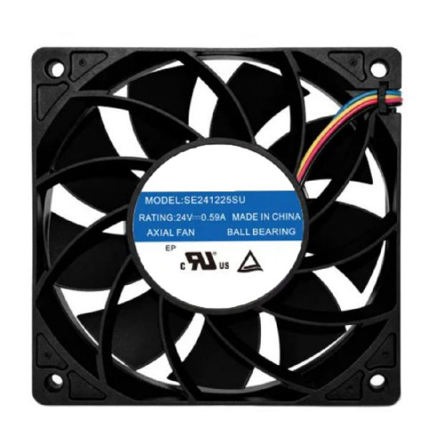 Cooling Fan For SJ SE241225SU 24V 0.59A 12025 4-wire New