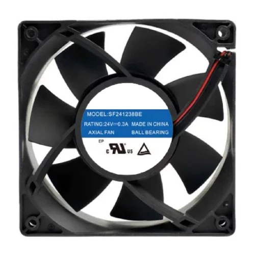 Cooling Fan For SJ SF241238BE 24V 0.30A 12038 2-wire New