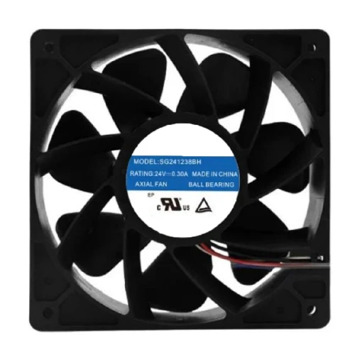 Cooling Fan For SJ SG241238BH 24V 0.30A 12038 2-wire New