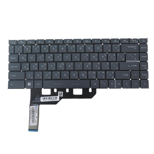 Laptop Backlit Keyboard For MSI V194222MK2 S1N2ETH602SA0 Thailand TI Gray