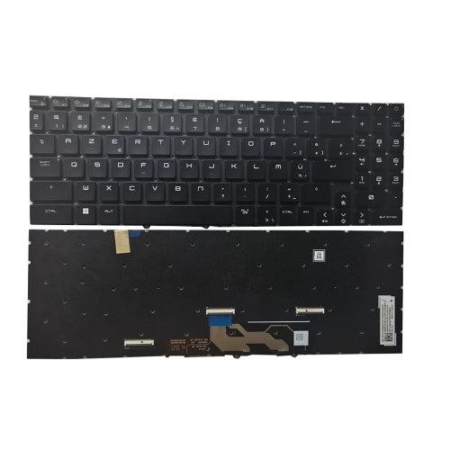 Laptop Keyboard For MSI Titan GT77 12U 12UHS 12UGS Belgium BE