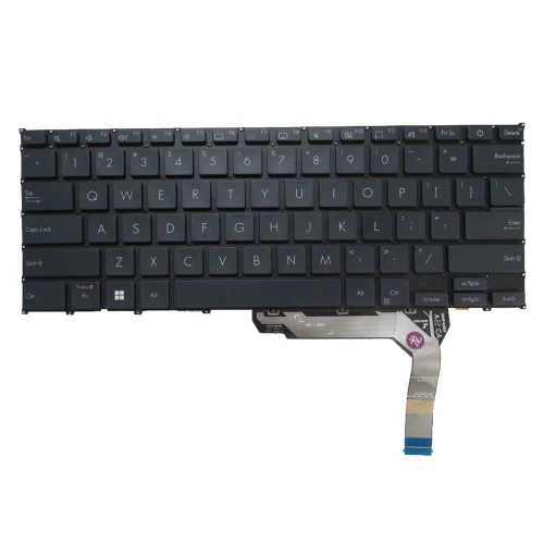 Laptop Keyboard For ASUS V2216KFFS1 HQ254030003E7 Blue With Backlit United States US Without Frame