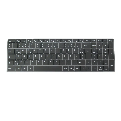 Laptop Keyboard For MEDION E17433 MD600003 MD600017 MD62659 MD62672 MD62673 MD62726 Black Without Frame German GR