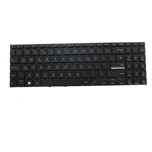 Laptop Keyboard For ASUS VivoBook 16X S1603ZA Without Frame Black United Kingdom UK With Backlit