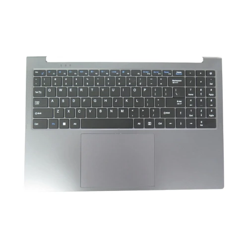 Used Laptop Gray PalmRest&Keyboard For MB3303008 F0062-008 1061-C1 English US Black With Touchpad