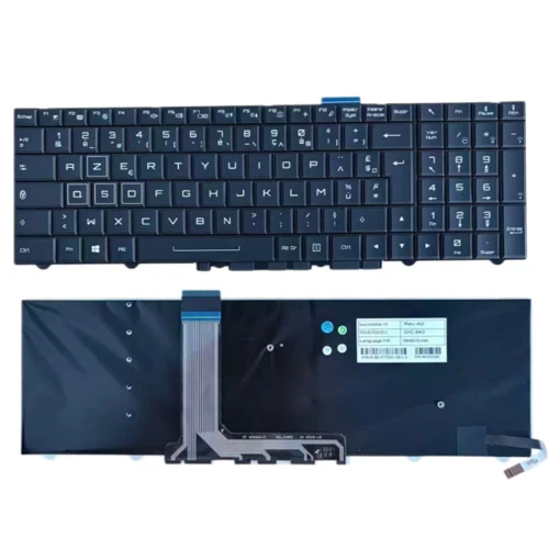 Laptop Backlit Keyboard For CLEVO P751DM P751DM2 P751DM2-G P751DM3-G P751DM-G P751TM P751TM1 P751TM1-G P751TM-G P751ZM P751ZM-G P755DM3-G French FR Black New