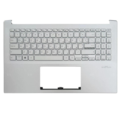 Laptop PalmRest&Keyboard For ASUS Vivobook 15 D3500Q D3500QA D3500QC Silver Top Case With Backlit Russian RU Silver Keyboard