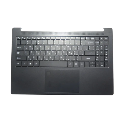 Used Laptop Palmrest& Monochrome Backlight Keyboard For W1505 MB3252012 F0070-012 Russian RU Black With NP15AP-525R Touchpad 90% New