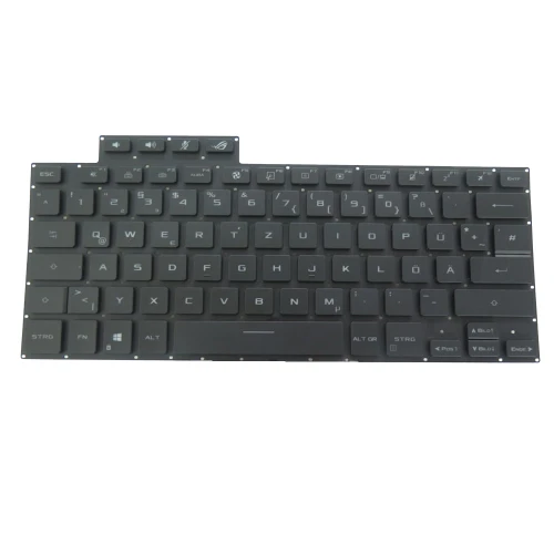 Laptop Keyboard For ASUS ROG V202526B1 6037B0210502 0KNR0-261AUK00 German GR Black Without Frame With Backlit