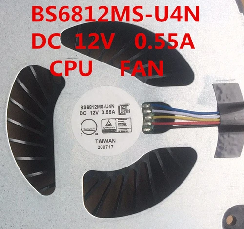 Used Laptop CPU Fan For CLEVO X170 X170SM-G X170KMG RTX20 BS6812MS-U4N 90% New