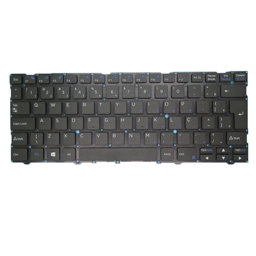 Laptop No Backlit Keyboard For CVM19C58PA-430 6-80-L1400-33B-1 Brazil BR No Frame