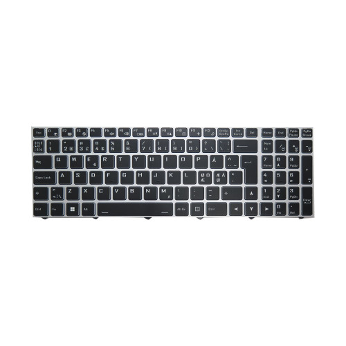Laptop Backlit Keyboard For ACER Aspire Lite AL15-51M AL15-51 N23L1 Nordic NE Silver Frame New