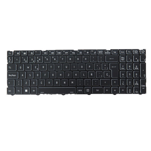 Laptop No Backlit Keyboard For ACER Aspire Lite AL15-51M-55R1 | NX.KRSSP.001 Spanish SP Black No Frame New