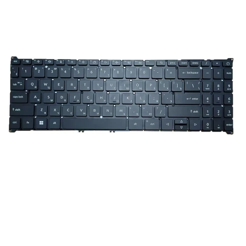 Laptop Backlit Keyboard For ACER Extensa 15 EX215-55 Russian RU Black New