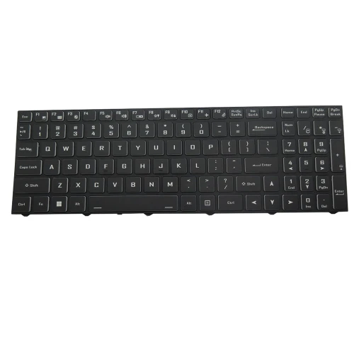 Laptop keyboard For §·§¡§³§¦ S8 With Frame black With Backlit United States US Black
