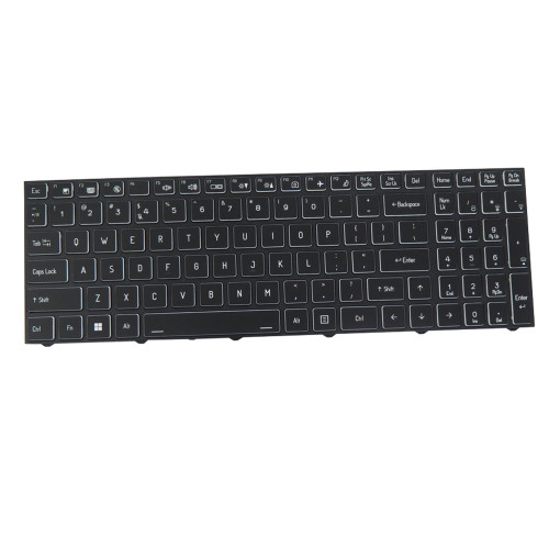 Laptop keyboard For Metabox Edge-Pro X L260JUX With Frame Black United States US Black