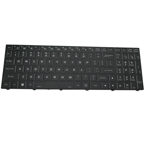 Laptop keyboard For Metabox Prime-AI NH58AF With Frame Black United States US Black