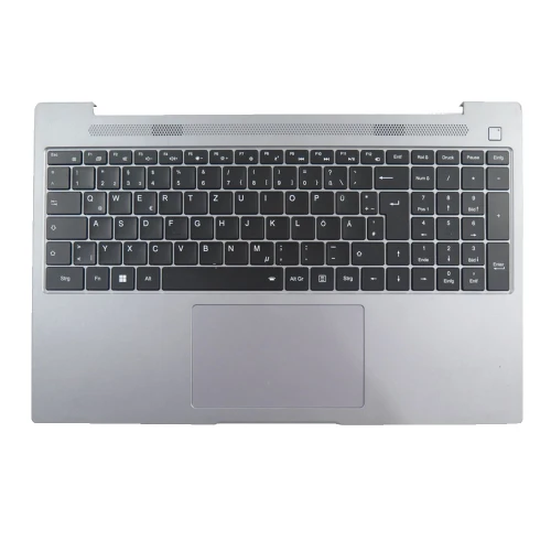 Laptop PalmRest&keyboard For MEDION MB3501049 XK-HS406 Silver Top Case German GR Black With Backlit With Touchpad UK layout