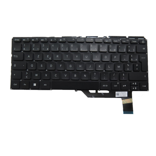 Tablet Keyboard For Xiaomi Book 12.4 19B4H-UK MK100000021A9 KT0119B4HK41FRA00 With Backlit French FR Black