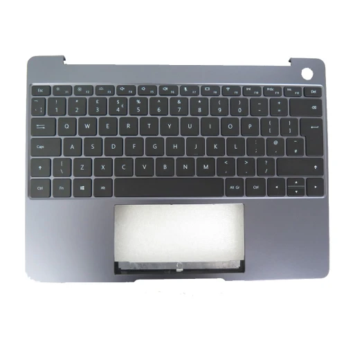Laptop PalmRest&keyboard For HUAWEI NSK-350BN_UK 9Z.NEWBN.00U HQ21011628000 94FA01DDB01 Gray Top Case With Backlit Without Touchpad United Kingdom UK 