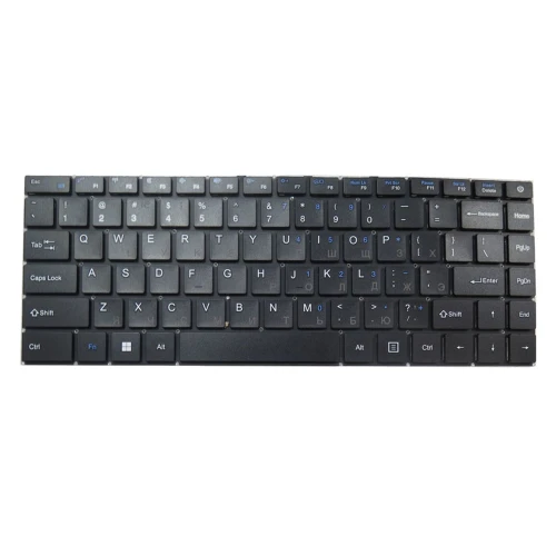 Laptop keyboard For THESEUS 14.1 N3160 Without Frame Russian RU Black