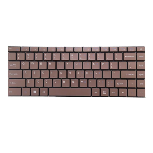 Laptop keyboard For THESEUS 14.1 N3160 Without Frame United States US ROSE GOLD
