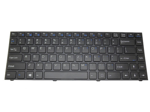 Laptop Keyboard For CLEVO W940SU MP-12R73US-4302 6-80-W9400-011-1 United States US Black Frame