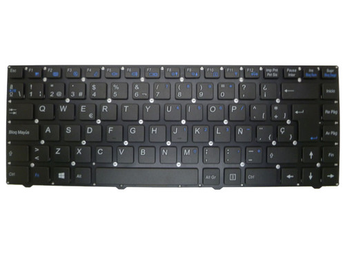 Laptop Keyboard For CLEVO W540EU MP-12B86E0-4301W X6-80-W5400-162-1 Spain SP Black NO Frame New