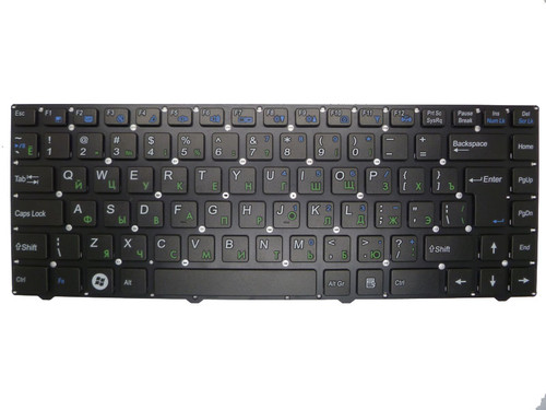 Laptop Keyboard For CLEVO W540EU MP-12B86SU-430 6-80-W5400-280-1 Russia RU Black Without Frame New