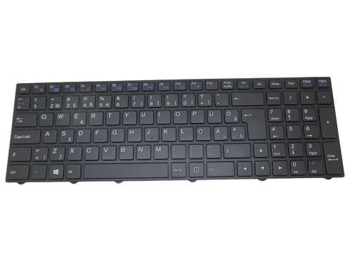 Laptop Keyboard For CLEVO WA50SFQ MP-13M16EE-430 6-80-WA500-390-1 Estonia ES Black Frame