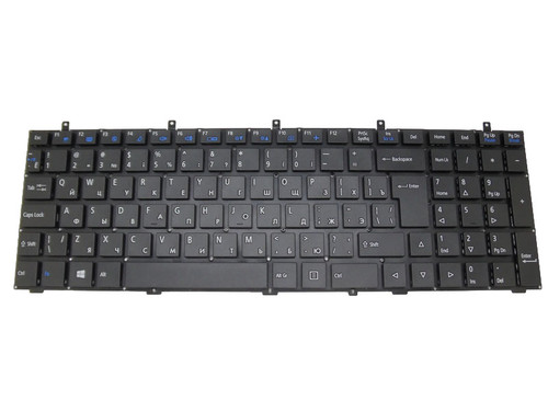 Laptop Keyboard For CLEVO W370ET MP-12A33SU-4304W 6-80-W37S0-281-1D 6-80-W37S0-281-1 Russian RU Without Frame