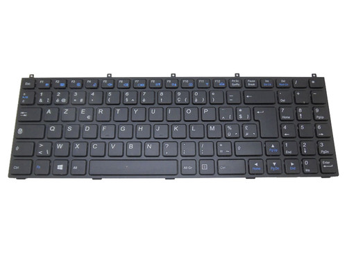 Laptop Keyboard For CLEVO M980NU MP-08J46B0-430W 6-80-M9800-245-1L 6-80-M9800-245-1 6-80-M9800-243-1 6-80-M9800-244-1 Belgium BE With Black Frame