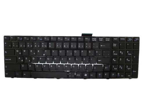 Laptop Keyboard For MSI CR60 CR70 CR61 0M 2M 3M CX61 0NC 0ND 0NE 0NF 0OD 0OL 2OC 2OD 2PC 2PF 2QC 2QF CX70 2PF 2QF GE60 GE70 2OE 2PL GP60 GP70 2PE 2QE Turkish TR With Black Frame