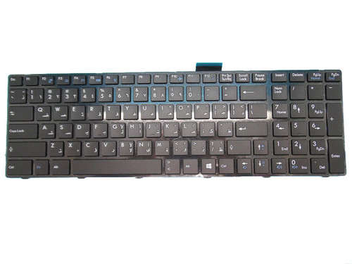 Laptop Keyboard For MSI GE60 2OC 2OD 20E 2PL GE70 2PC 2PE 2QD 2QE GP60 2PE 2QE 2QF GT60 0NC 0ND 0NE 0NF 0NG 0NR 2OC 2OD 2OJ 2OK 2PC 2PE Arabic AR With Black Frame